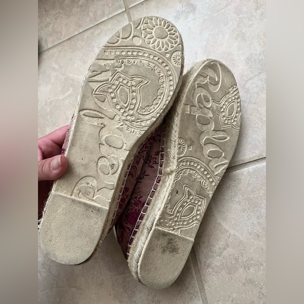 Replay Espadrille Sneakers shoes floral embroidered - Picture 6 of 11